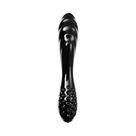 Satisfyer Dazziling Crystal - стеклянный фаллоимитатор с рельефом